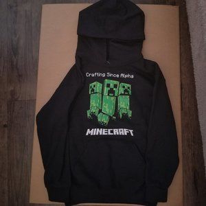 Kids Minecraft Creeper Hoodie with Kangaroo Pockets
